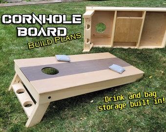 Plans Cornhole Board - Téléchargement numérique PDF