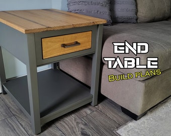 Classic End Table plans - PDF Digital Download