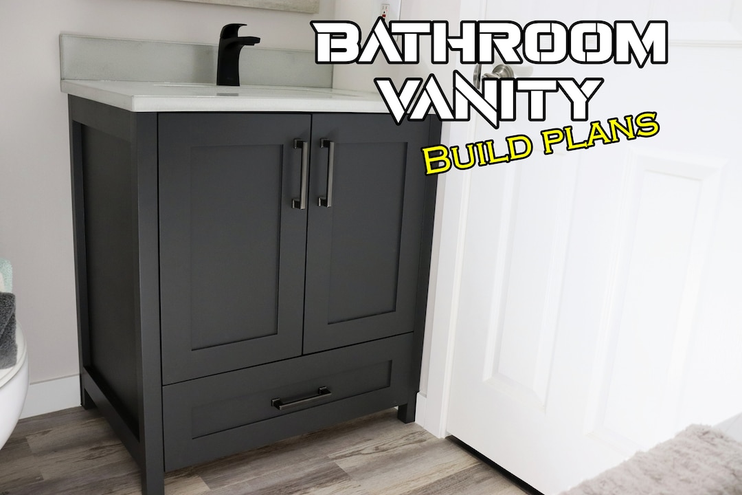 Bathroom Vanity 31"x 22" Plans - PDF Digital Download - Etsy