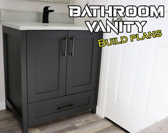 Bathroom Vanity 31"x 22" plans - PDF Digital Download