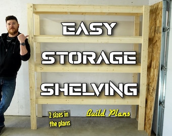 Planos de estanterías para garaje (Descargar PDF)