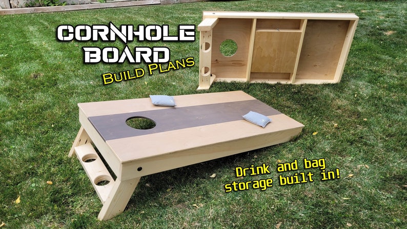 Cornhole Board plans PDF Digital Download image 1