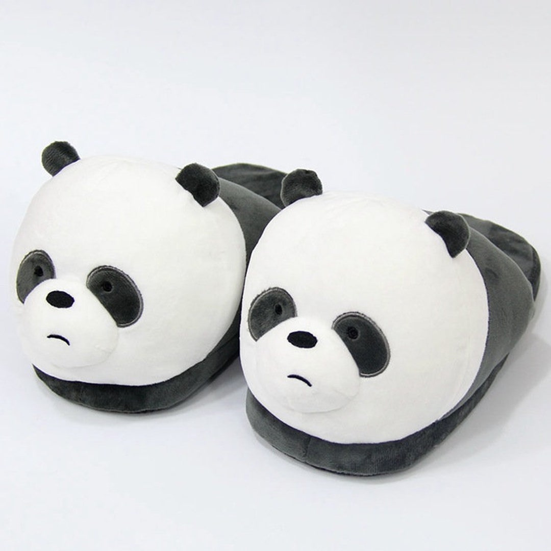 Panda Bear Slippers Women House Slippers Women Cute Etsy