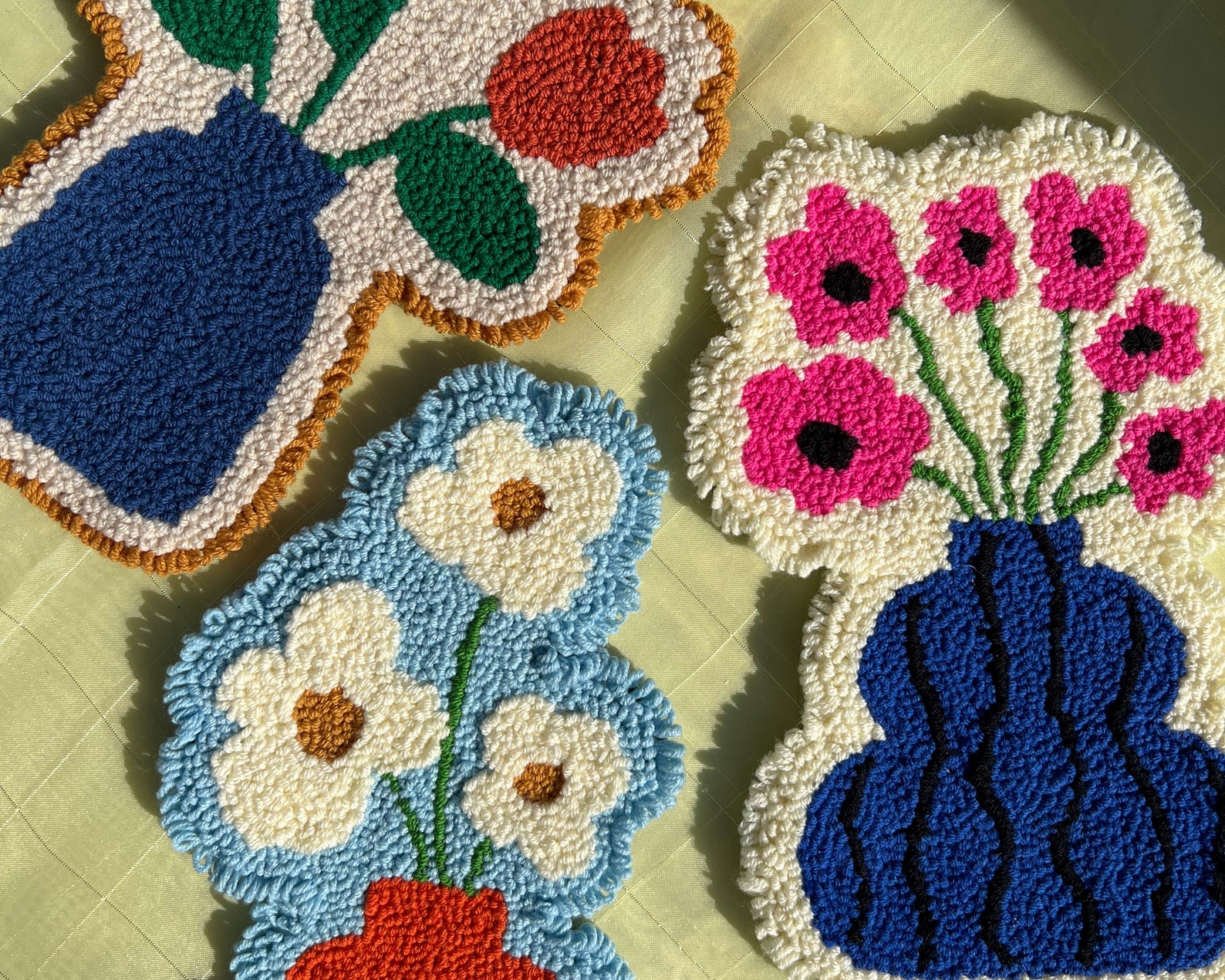 Punch Needle Wall Hanging Punch Needle Wall Decor Hand Etsy