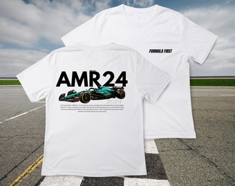 NEUES 2024 Aston Martin Formel-1-Auto-T-Shirt | F1