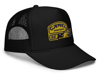 Retro Camel Racing Trucker Hat | F1 - Etsy