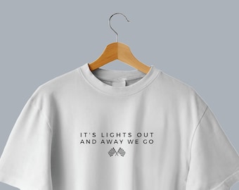 It's Lights Out and Away We Go Formula 1 T-shirt | White | F1