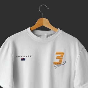Daniel Ricciardo Formula 1 Racing T-Shirt | F1