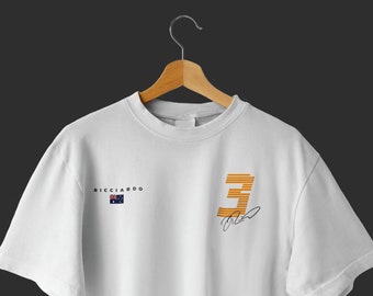 Daniel Ricciardo Formula 1 Racing T-Shirt | F1