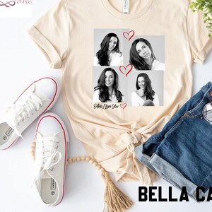 Custom Photo T-Shirt, Personalized Picture Shirt, Funny Face Tee, Custom Gift for Him or Her, Birthday or Anniversary Gift,Printed Photo Tee