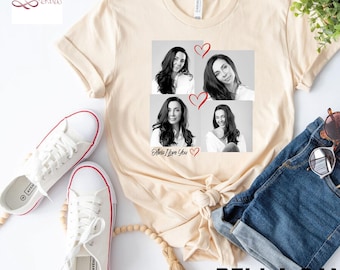 Personalized Photo T-Shirt, Custom Picture Tee, Birthday Gift