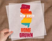 New Jersey DTF Transfer Design - Perfect Gift for NJ Lovers