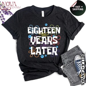 Camiseta de cumpleaños "Dieciocho años después", divertida camiseta de 18 cumpleaños imagen 4