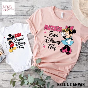 Disney Mommy and Son Matching Shirts – Mommy and Me Outfits – Mother and Son T-Shirts – Family Matching Clothes – Cute Mom and Boy Gift Idea