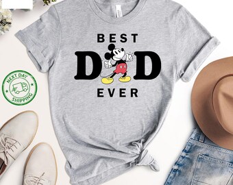 Best Dad Ever Mickey Mouse Shirt – Disney Father's Day Tee