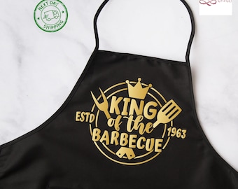 Personalized BBQ Apron for Men – Custom Chef Gift