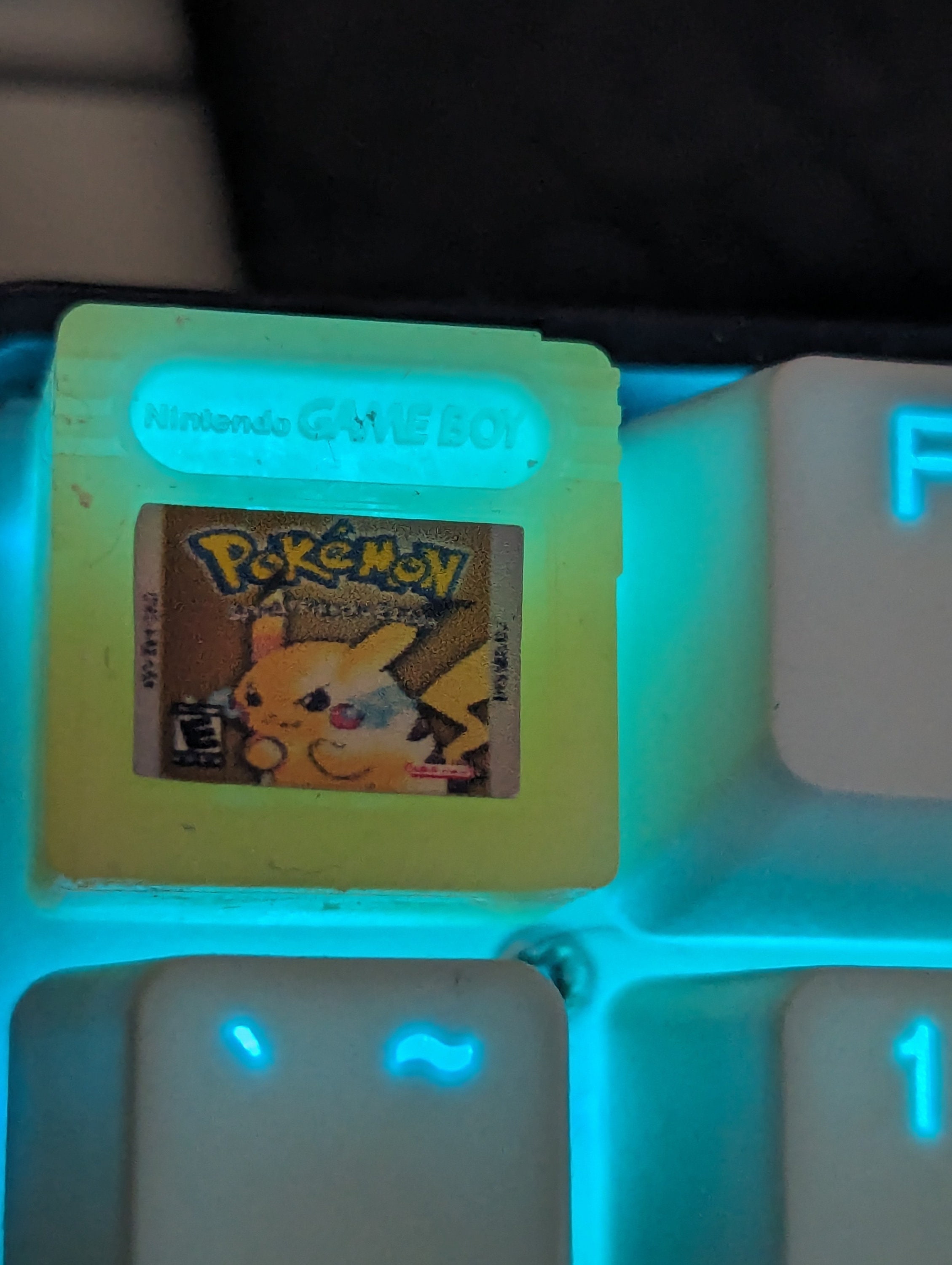 Pokémon Nintendo Gameboy Cartridge Keycap Set - Etsy