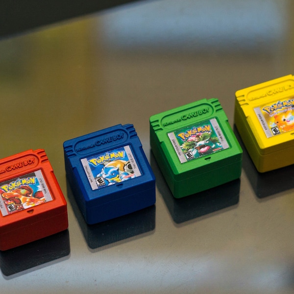 Pokémon Nintendo Gameboy Cartridge Keycap Set