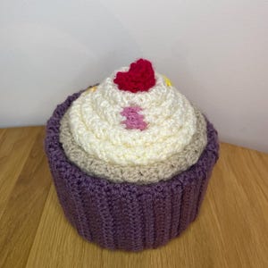 カップケーキケーキスカーフかぎ針編みデジタルパターン彼女へのプレゼントに最適