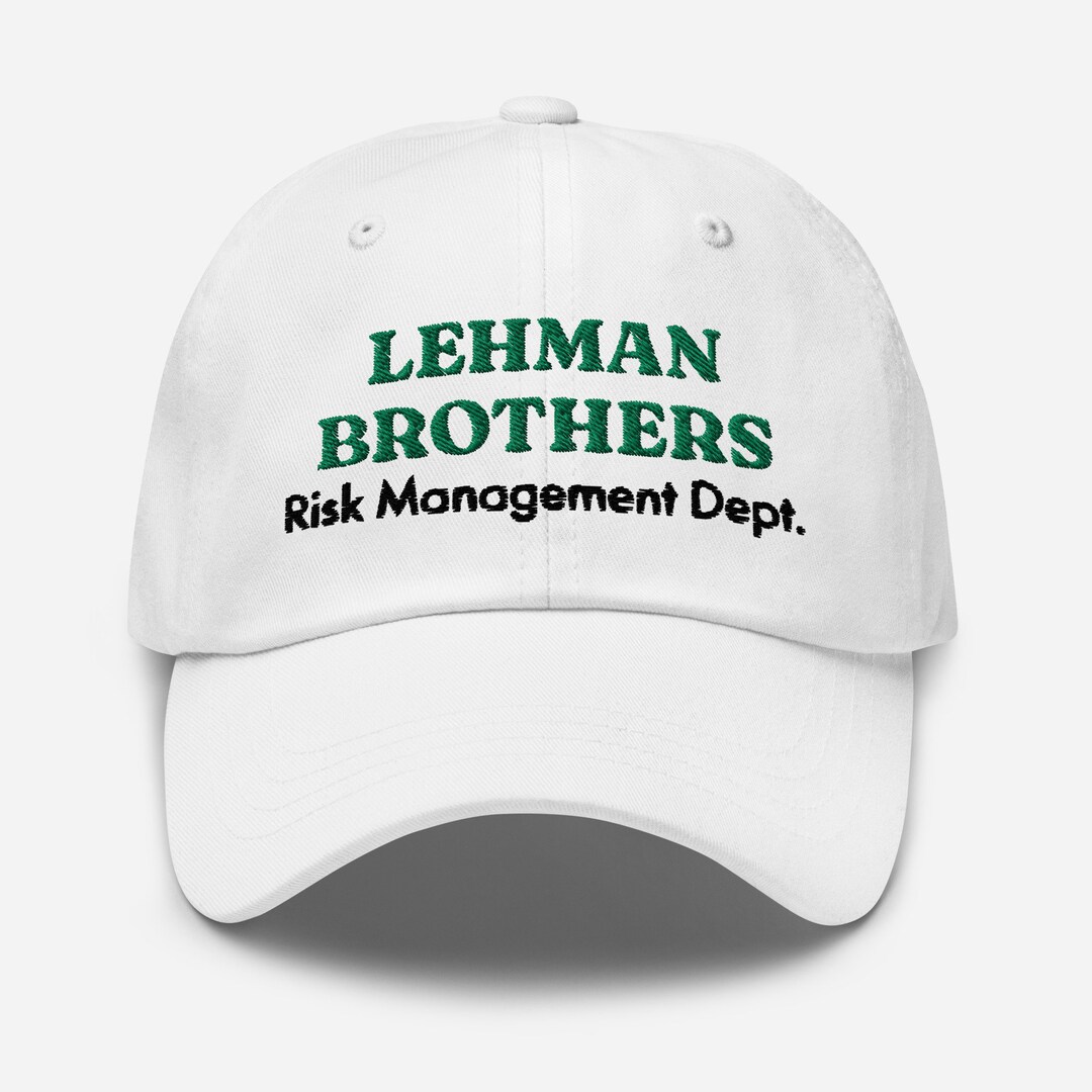 Lehman Brothers Hat Risk Management Department 2008 Etsy