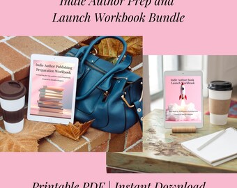 Indie Author Prep Launch Workbook Bundle | Publishing Formatting, Metadata, Marketing (PDF Download)
