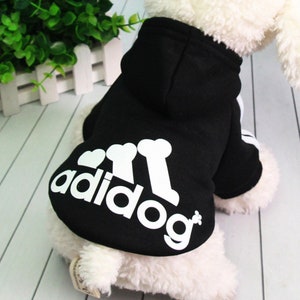 Adidog Pet Hoodie, Hoodie for Dogs, Dog Hoodie, Dog Tops, Dog Shirts, Dog Clothing, Cute Dog Clothes, Dog Gift, Dog Sweater image 6