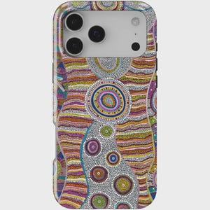 Aboriginal Orbits Art Phone Case: Indigenous Healing Journey