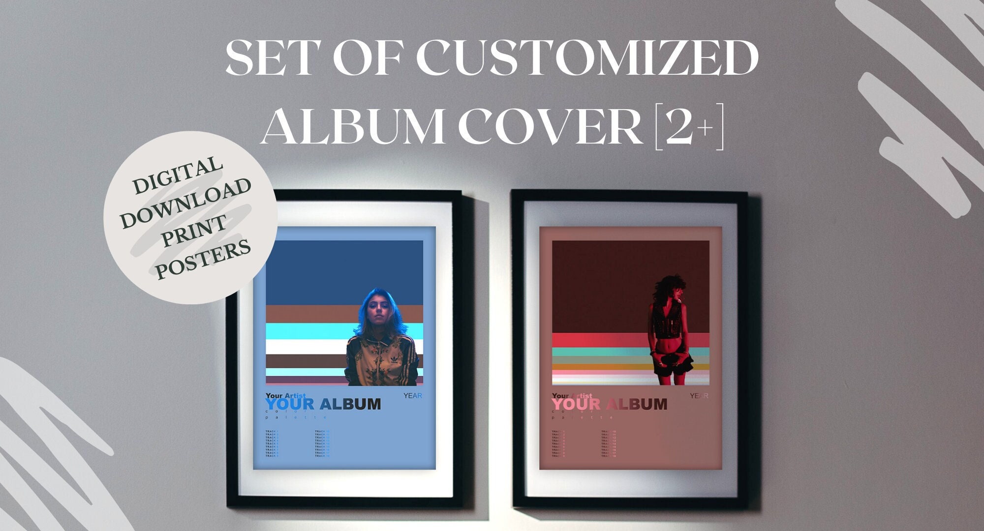 Custom Album Cover Poster - Choose Your Own Music Album