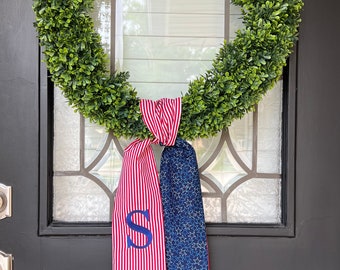 Stars and Stripes Patriotic Wreath Sash