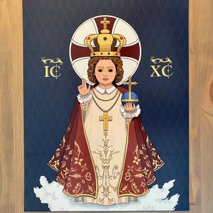 Impresión del Santo Niño de Cebú 8,5" x 11"