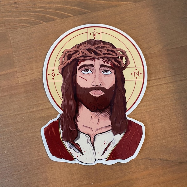 Ecce Homo Sticker 3.5" x 2.5"