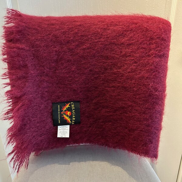 Mohair Blanket Vintage Etsy