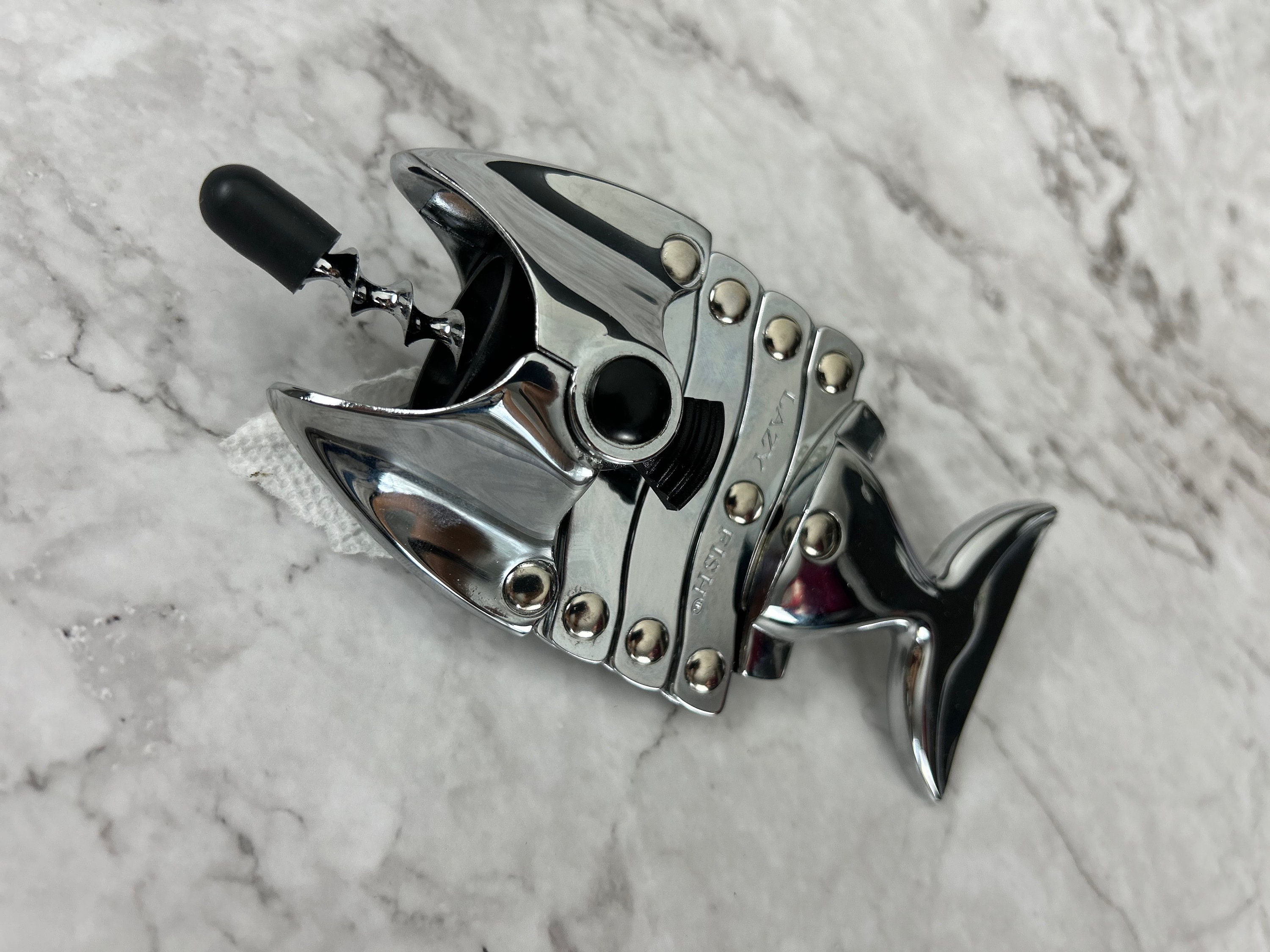 The Original Lazy Fish Corkscrew Wine Opener by Bachana Made Etsy