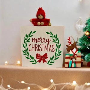 Weihnachtliches Tiered Tablett Decor/ Shelf Sitter