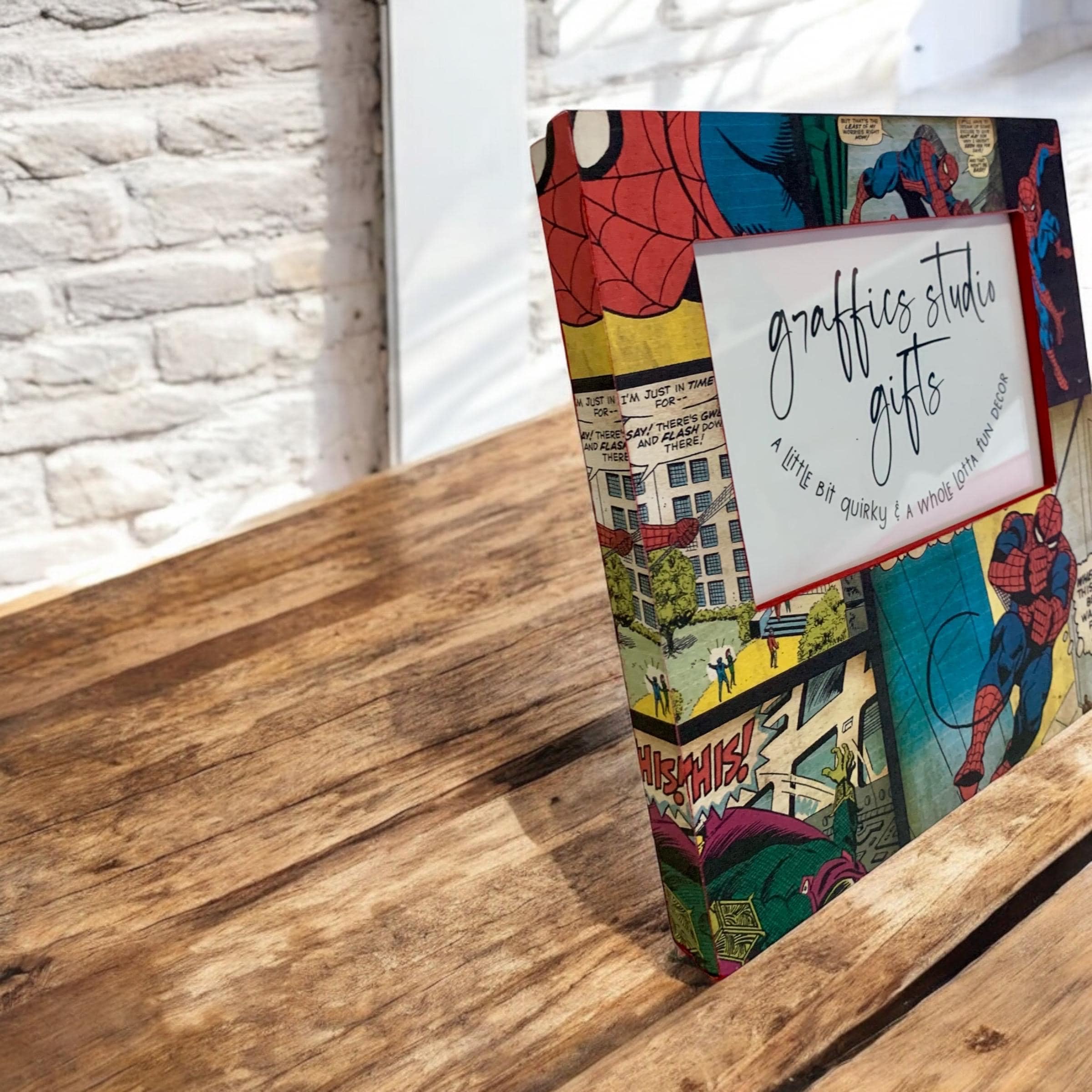 Spiderman Picture Frame - Etsy