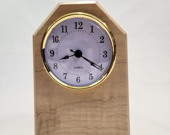 Curly Maple Table Clock