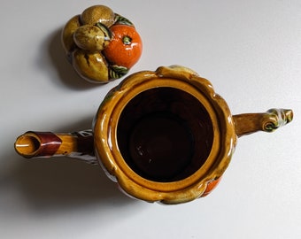 【⭐️年代物❣️蔵出し⭐️】茶道具　木箱入り　金彩　素人保管品 Boho 70s Vintage Fruit Teapot Narco Japan Number E 3602 - Etsy