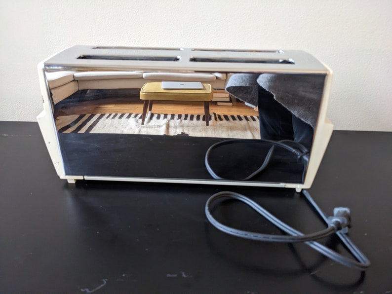 Vintage Chrome Toaster Retro Proctor Silex 4 Slice Made in Etsy