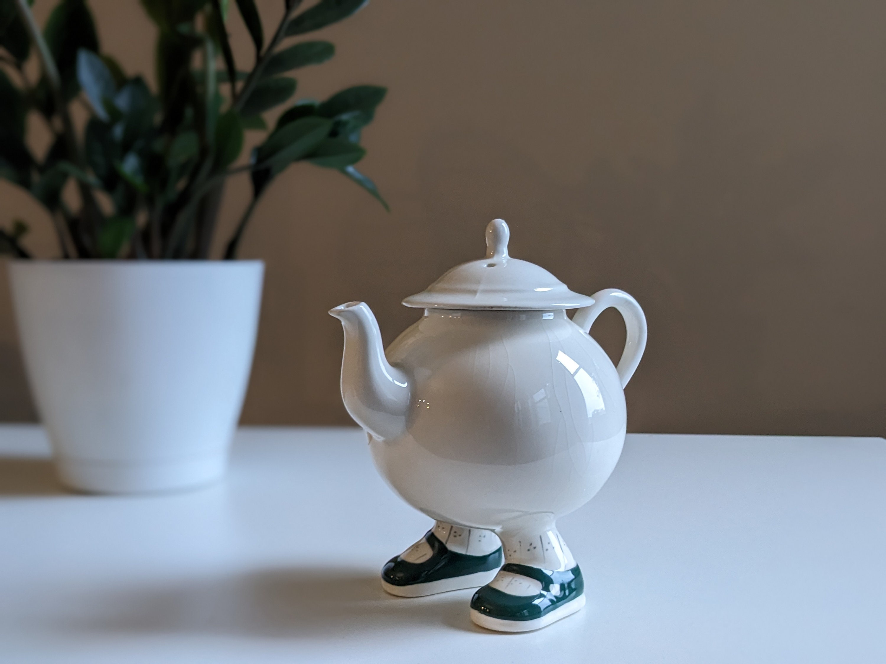 1970s Carlton Walking Ware Ceramic Tea Pot, Lustre Design