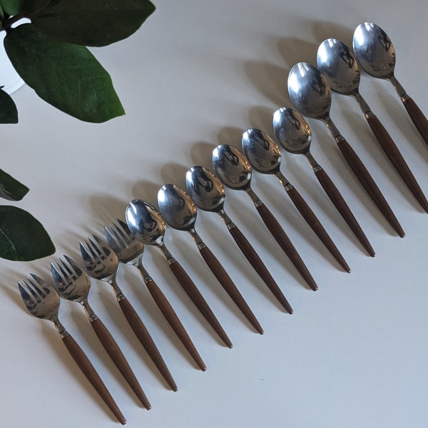 Mid Century Silverware Made in Japan Etsy