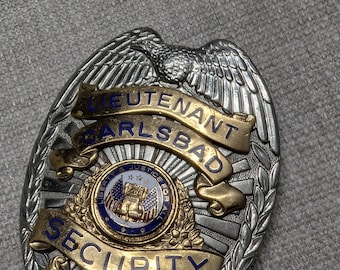 Collectable Rare Vintage Los Angeles Police Department Shield 10K