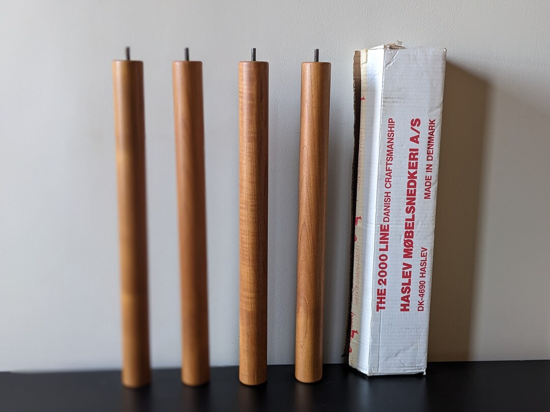 26 Danish Teak Table Legs 4 Haslev Mobelsnedkeri the Etsy