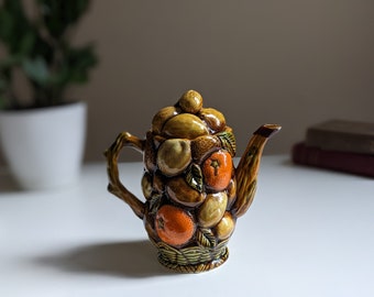 Boho 70s Vintage Fruit Teapot Narco Japan Number E 3602 - Etsy