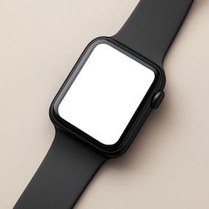 Apple Watch Mockup 03, Modern Watch Mockup, Minimalist Mockup Scene, Watch Mockup PSD, High-Resolution Mockup