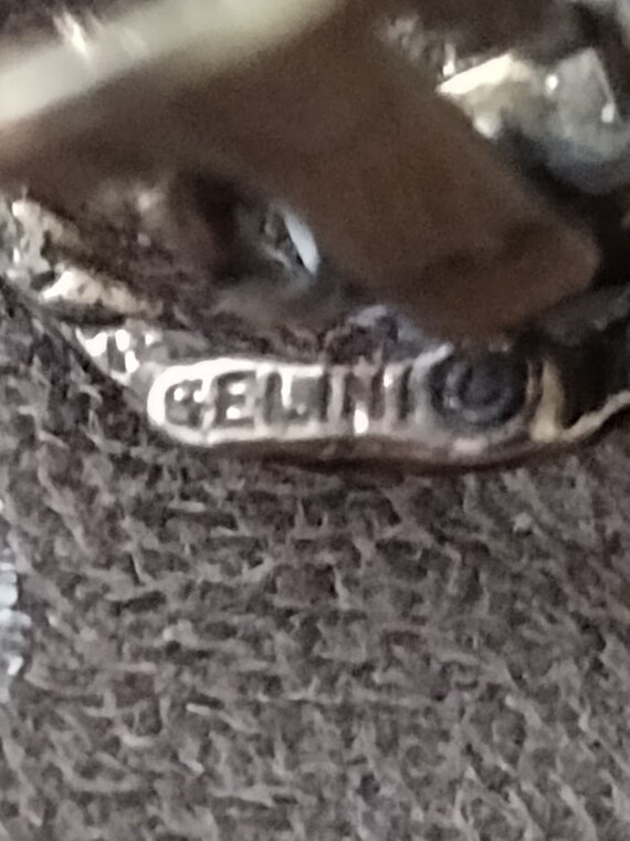 Vintage Selini Signed Earrings - image 5