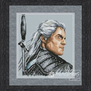 The Witcher Digitale Kreuzstich Anleitung DMC Chart Stickerei Sofort Download