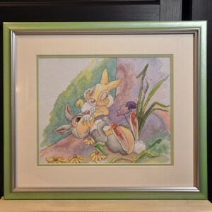 Rabbits in Love Digital Cross Stitch Pattern DMC Chart Embroidery ...