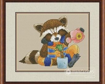 Two friends Digital Cross Stitch Pattern DMC Chart Embroidery Instant Download