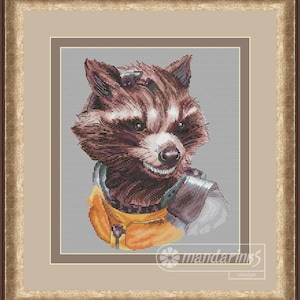 Rocket Digital Cross Stitch Pattern DMC Chart Embroidery Instant Download