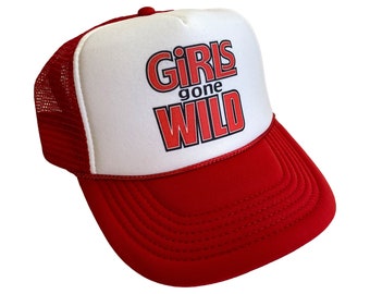 Girls Gone Wild Hat Snapback Adjustable Cap | Vintage Red Girls Gone Wild Tucker Hat